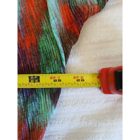 Democracy Top Womens Red Multicolor Dolman Sleeve Size Medium‎ Casual - Picture 11 of 15